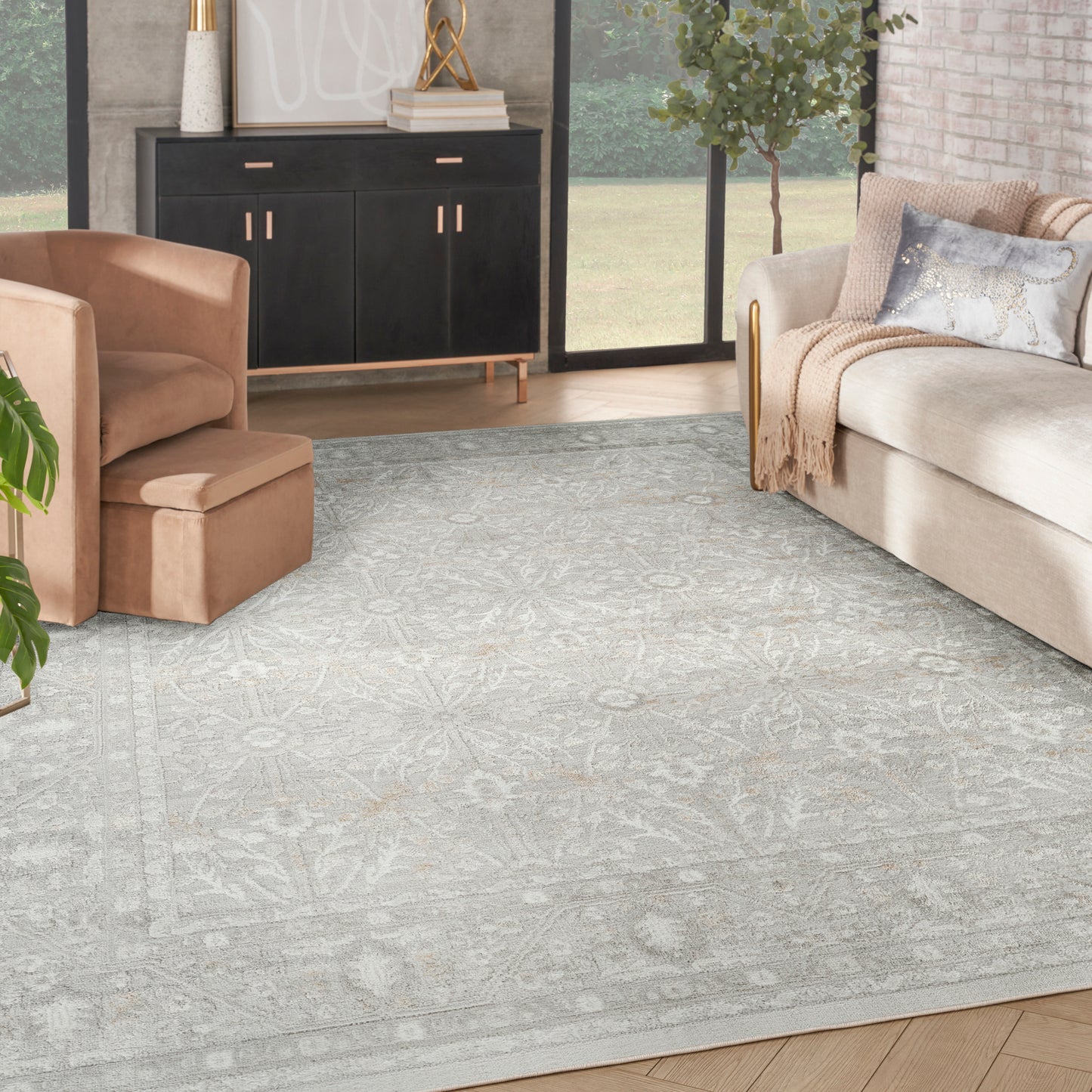 Nourison Home Dekor  Grey  Traditional