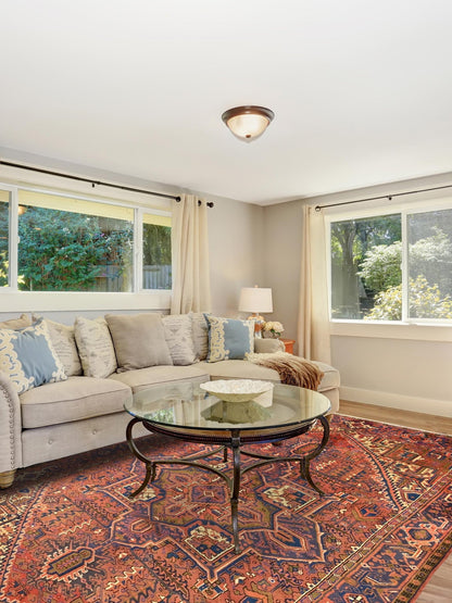 Artisan Persian Traditions Rust Brown Traditional Knotted Rug - Rugs - Artisan - Atlanta Designer Rugs