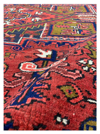 Artisan Persian Traditions Red Charcoal Traditional Knotted Rug - Rugs - Artisan - Atlanta Designer Rugs