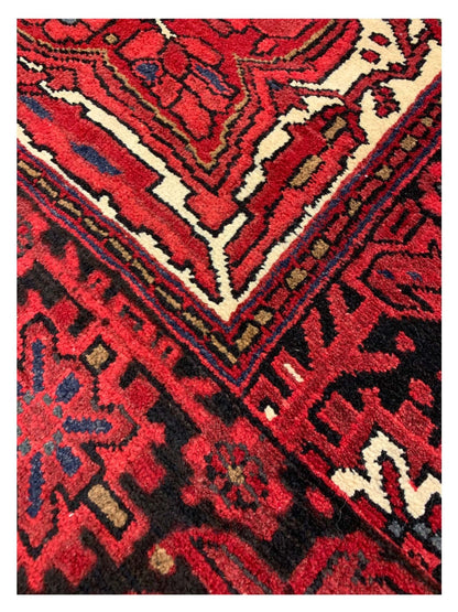 Artisan Persian Traditions Red Charcoal Traditional Knotted Rug - Rugs - Artisan - Atlanta Designer Rugs