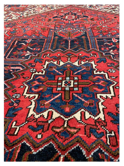 Artisan Persian Traditions Red Navy Traditional Knotted Rug - Rugs - Artisan - Atlanta Designer Rugs