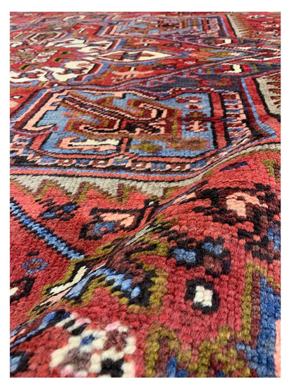 Artisan Persian Traditions Red Charcoal Traditional Knotted Rug - Rugs - Artisan - Atlanta Designer Rugs