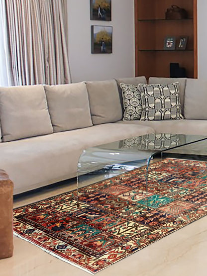 Artisan Persian Traditions Multi Beige Traditional Knotted Rug - Rugs - Artisan - Atlanta Designer Rugs