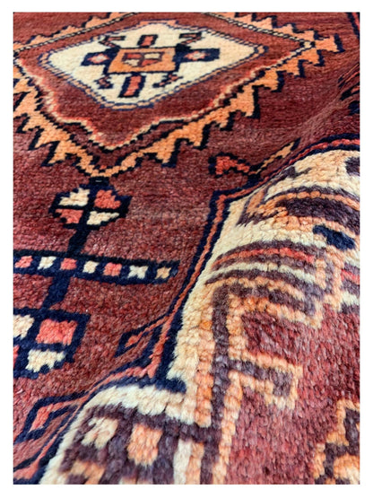 Artisan Persian Traditions Rust Black Traditional Knotted Rug - Rugs - Artisan - Atlanta Designer Rugs