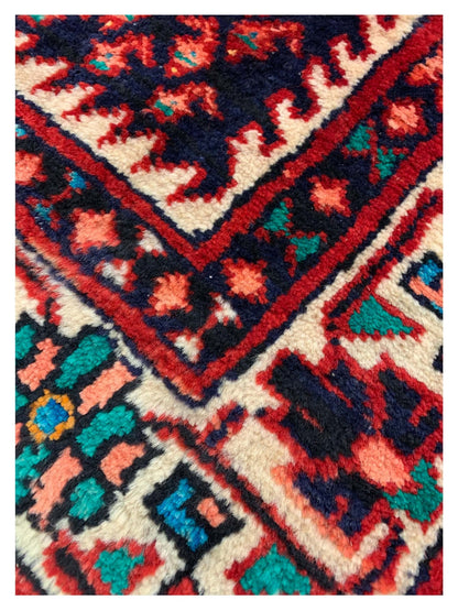 Artisan Persian Traditions Red Beige Traditional Knotted Rug - Rugs - Artisan - Atlanta Designer Rugs