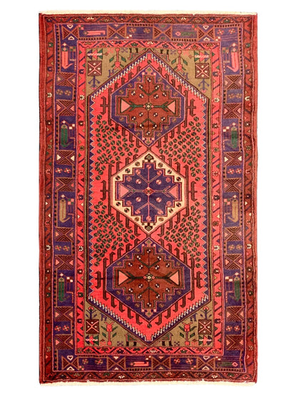 Artisan Persian Traditions Rose Plum Traditional Knotted Rug - Rugs - Artisan - Atlanta Designer Rugs