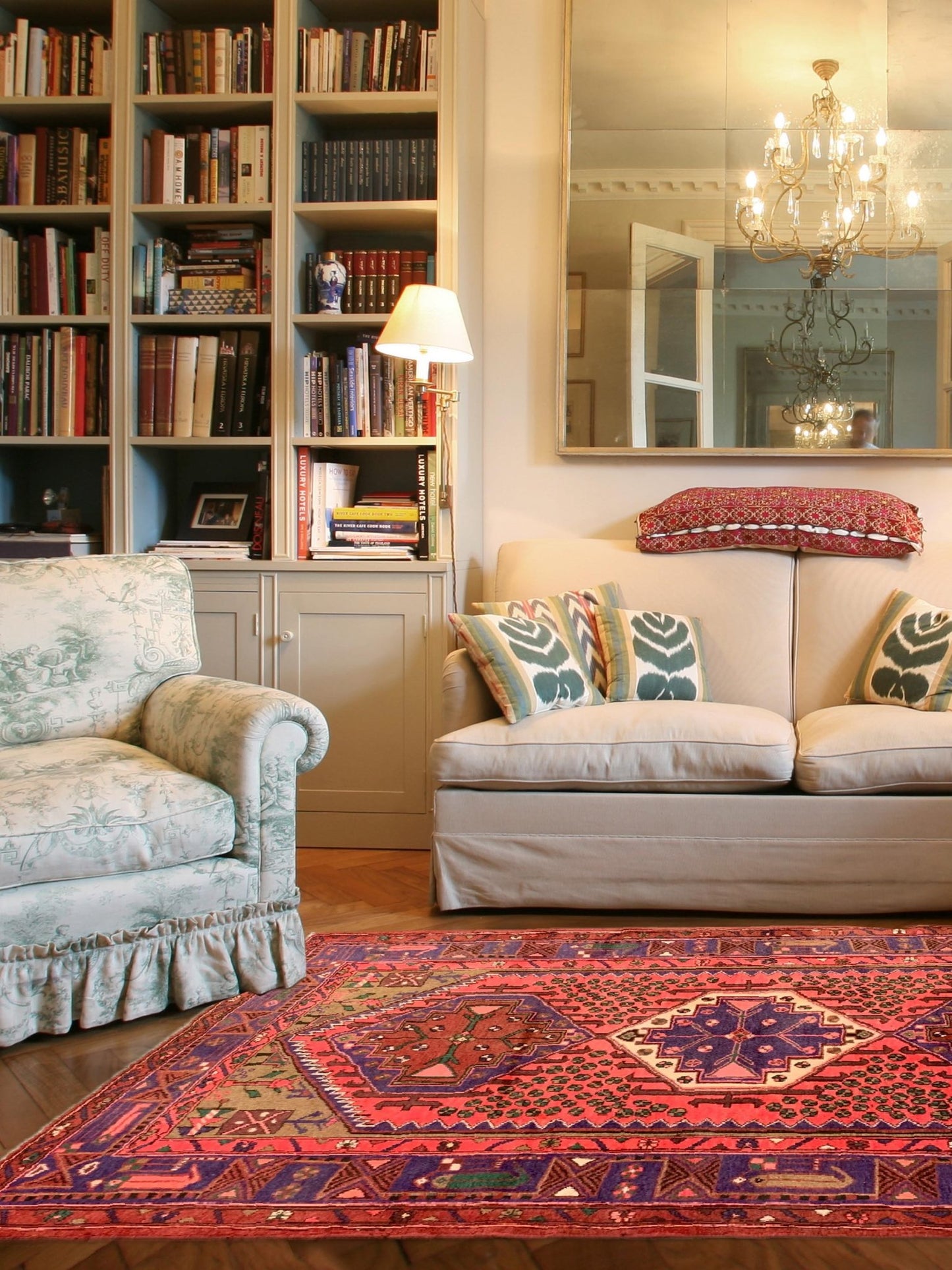 Artisan Persian Traditions Rose Plum Traditional Knotted Rug - Rugs - Artisan - Atlanta Designer Rugs