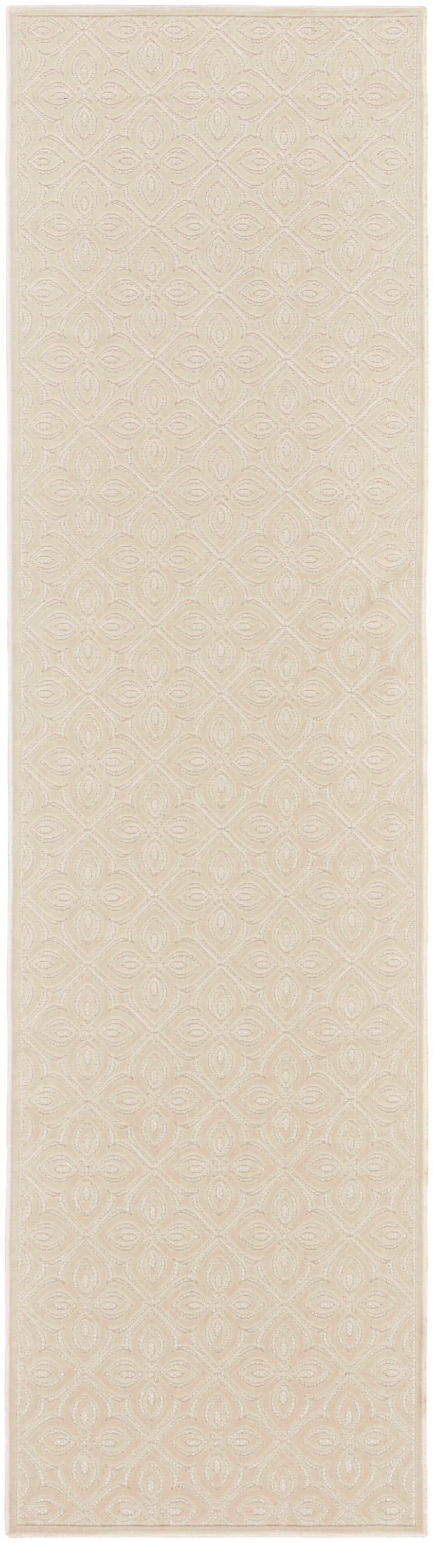 Nourison Home Washable Charm WCH03 Ivory Contemporary Machine Woven Rug
