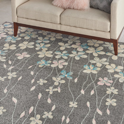 Nourison Home Tranquil  Grey Beige  Contemporary