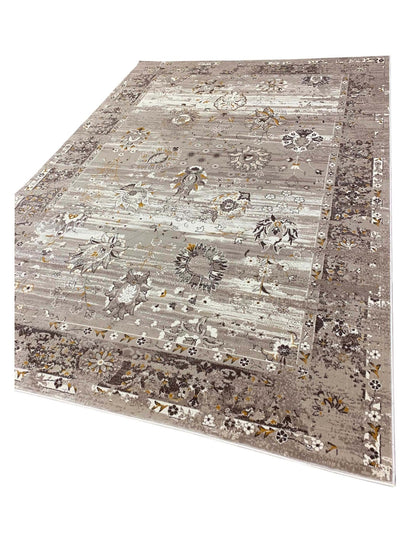 Artisan Julia Beige Dk.Beige Transitional Machinemade Rug - Rugs - Artisan - Atlanta Designer Rugs