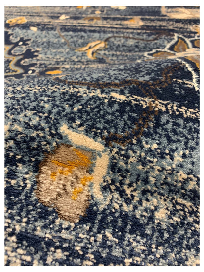 Artisan Julia Navy Lt.Blue Transitional Machinemade Rug - Rugs - Artisan - Atlanta Designer Rugs