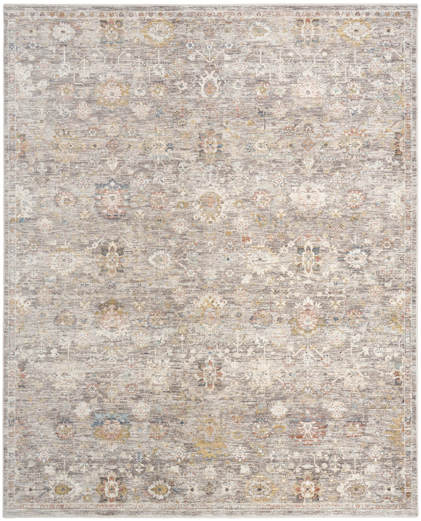 Nourison Home Antique Fusion ANF05 Grey Traditional Machine Woven Rug