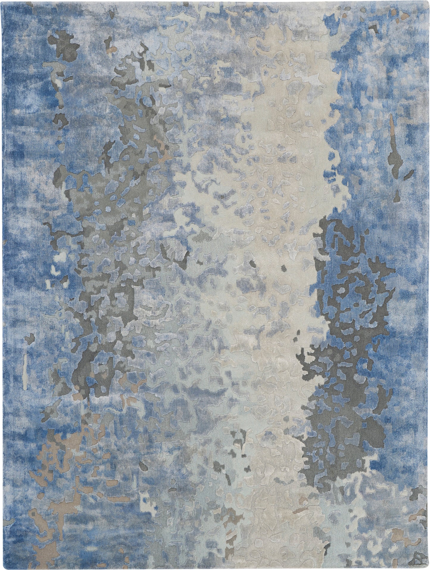 Nourison Home Prismatic PRS17 Denim Contemporary Hand Tufted Rug