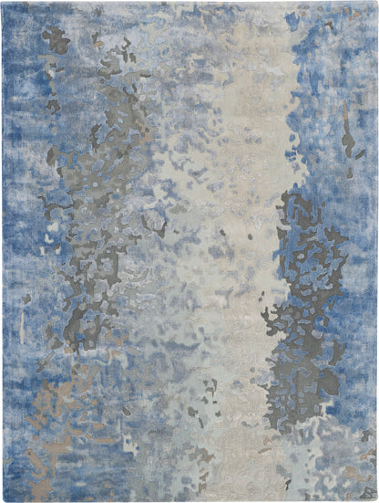 Nourison Home Prismatic PRS17 Denim Contemporary Hand Tufted Rug