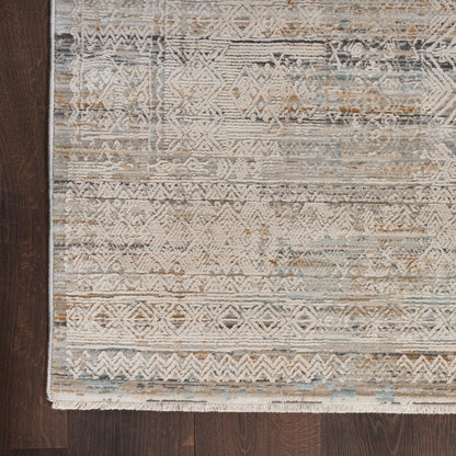 Nourison Home Lynx  Ivory Multicolor  Transitional