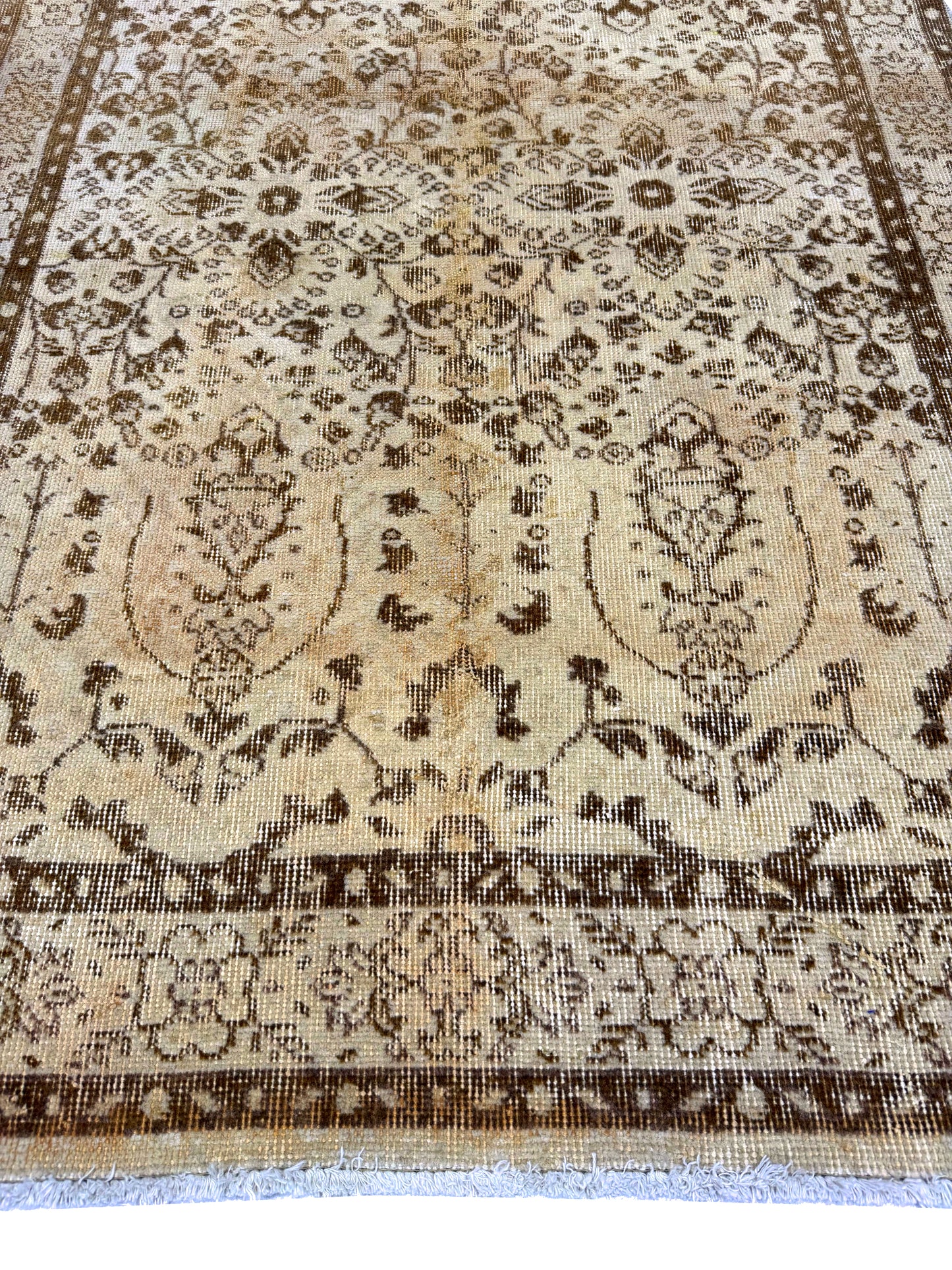 Artisan Angelina  Beige  Vintage Knotted Rug