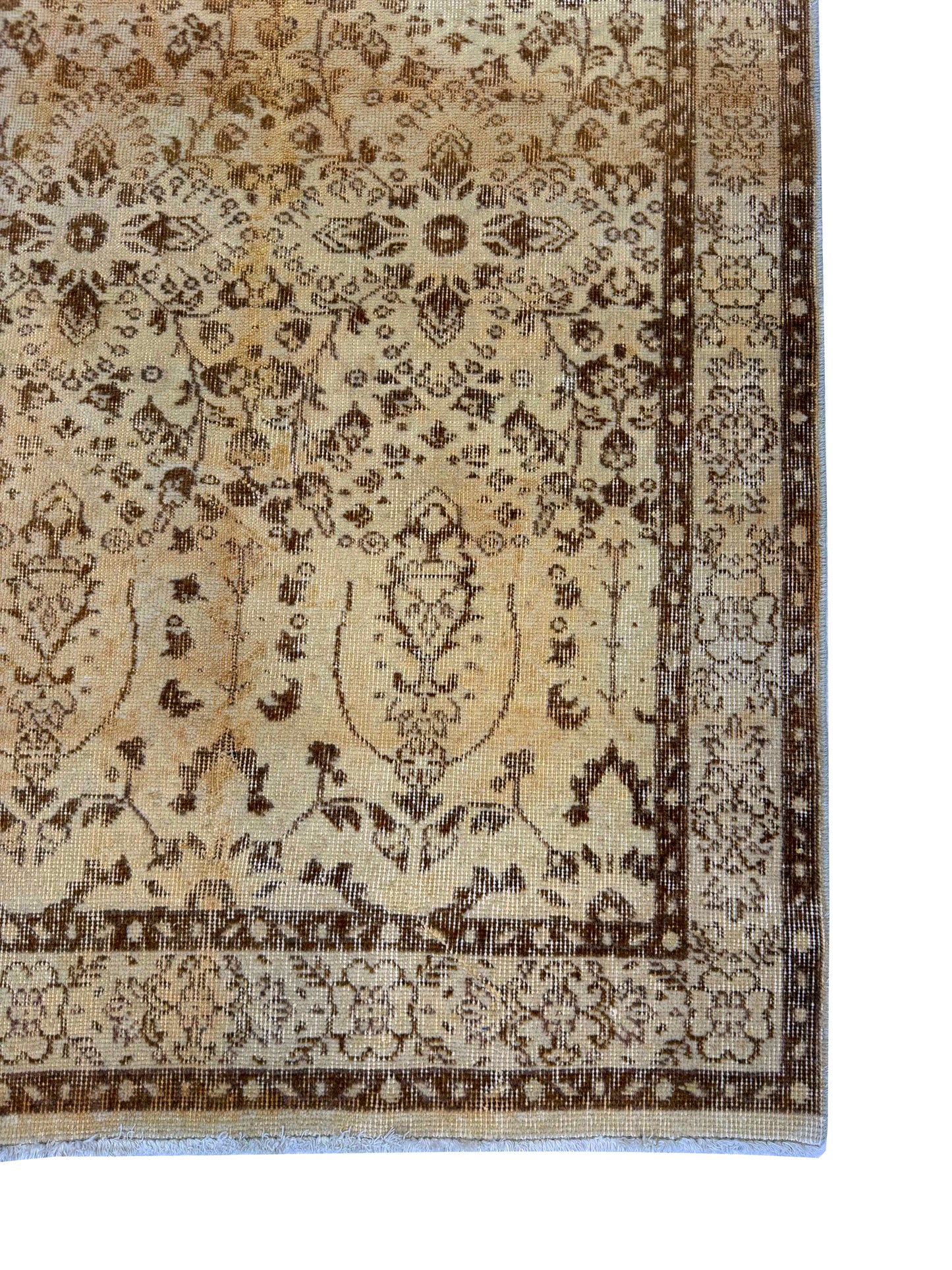 Artisan Angelina  Beige  Vintage Knotted Rug