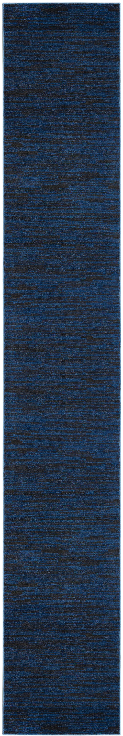 Nourison Home Nourison Essentials NRE01 Midnight Blue Contemporary Power-loomed Rug