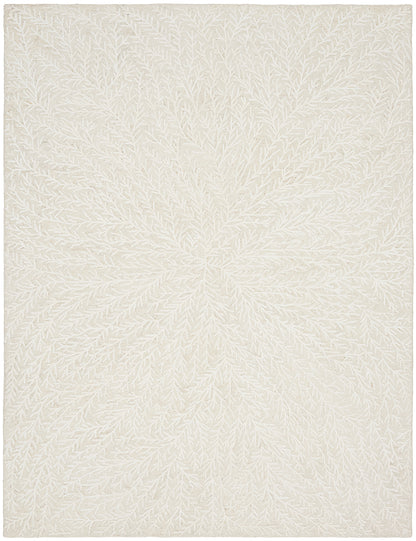 Michael Amini Ma30 Star SMR03 Ivory Contemporary Hand Tufted Rug