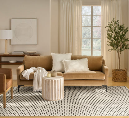 Nourison Home Nordic  Ivory Black  Contemporary