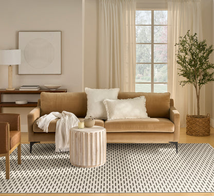 Nourison Home Nordic  Ivory Black  Contemporary