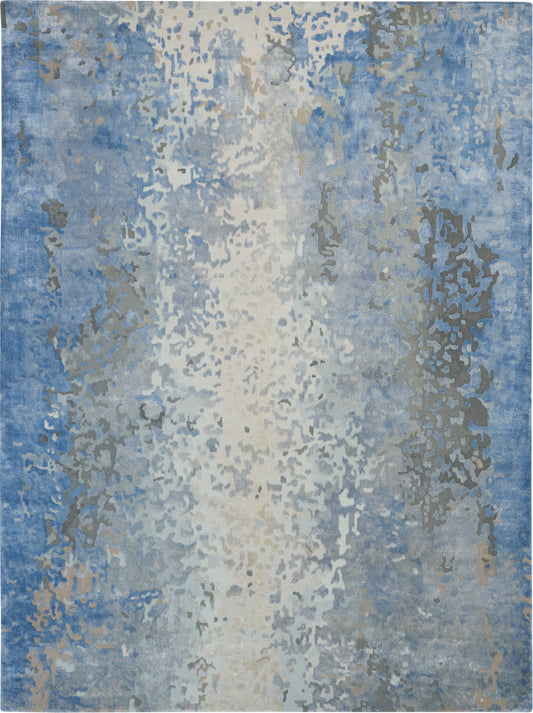 Nourison Home Prismatic  Denim  Contemporary