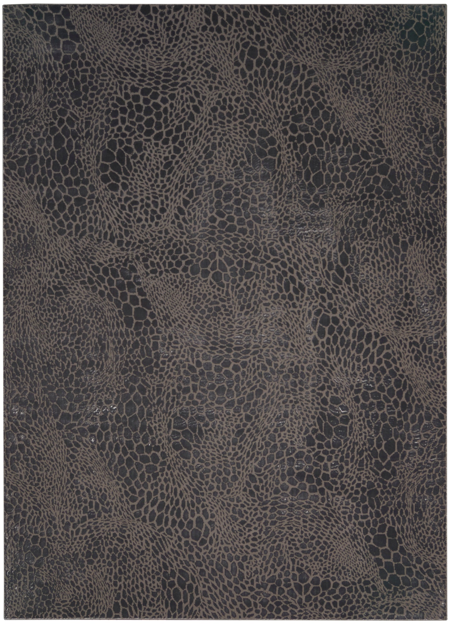 Nourison Home Desire DSR08 Charcoal Silver Contemporary Power-loomed Rug