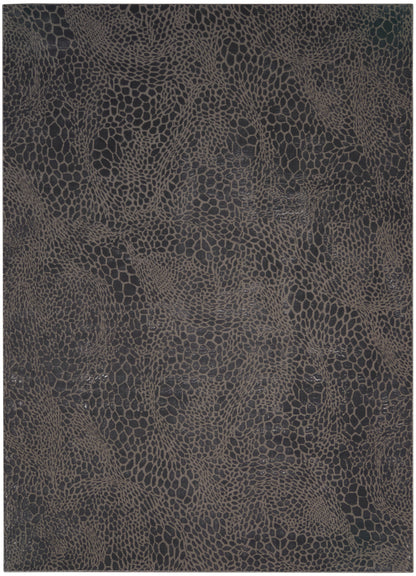 Nourison Home Desire DSR08 Charcoal Silver Contemporary Power-loomed Rug