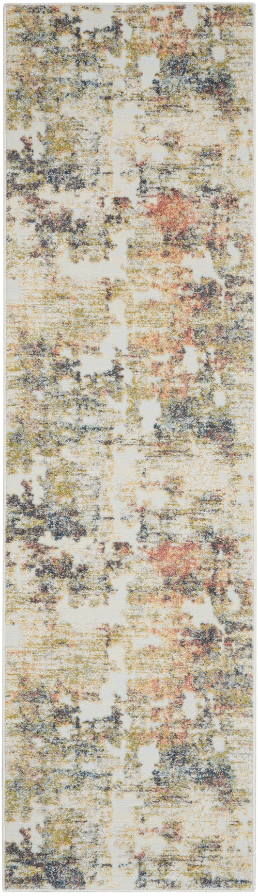 Nourison Home Trance  Ivory Multicolor  Contemporary