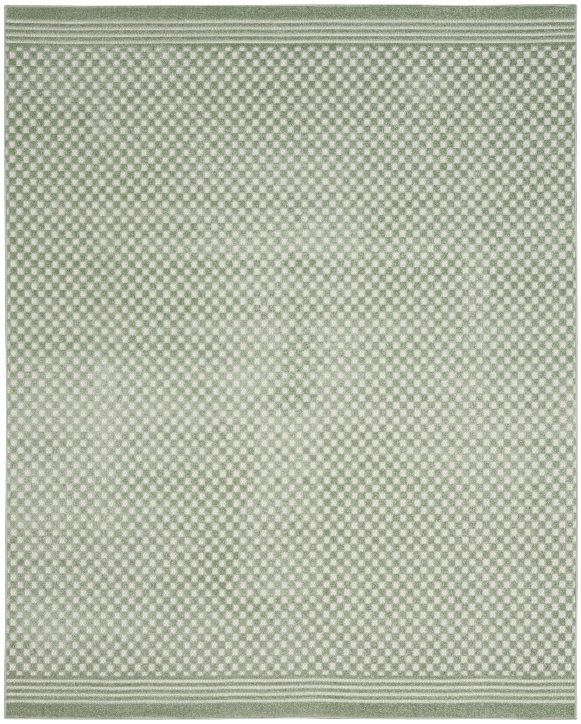 Nourison Home Care Free  Green  Contemporary