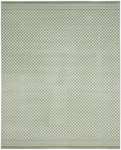 Nourison Home Care Free  Green  Contemporary