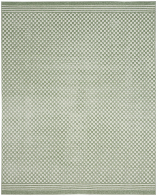 Nourison Home Care Free  Green  Contemporary