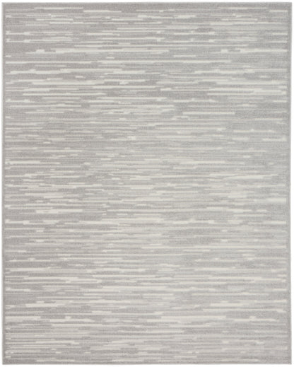Nourison Home Care Free CAF04 Light Grey Contemporary Loom-woven Rug
