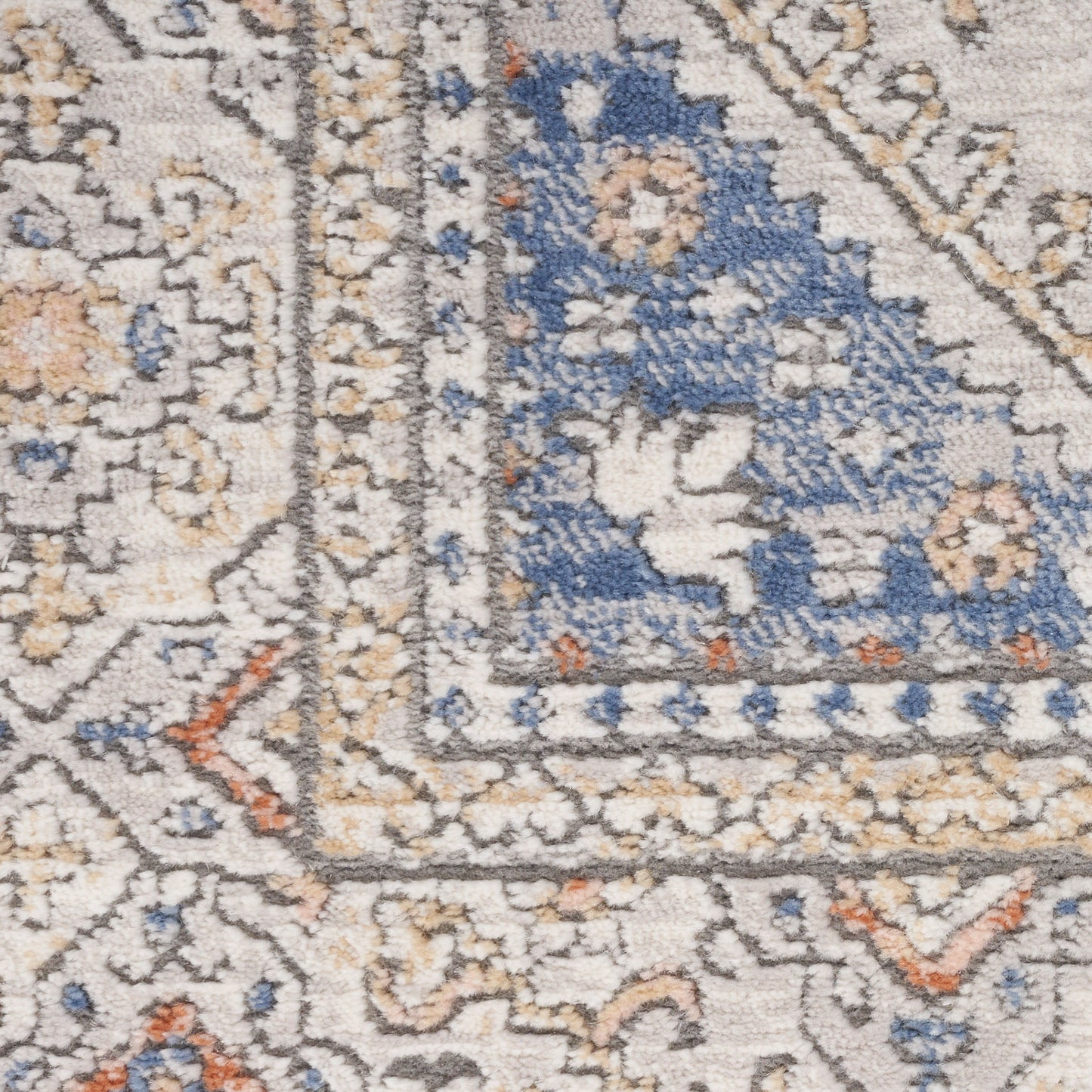 Nourison Home Series 4  Grey Blue  Traditional