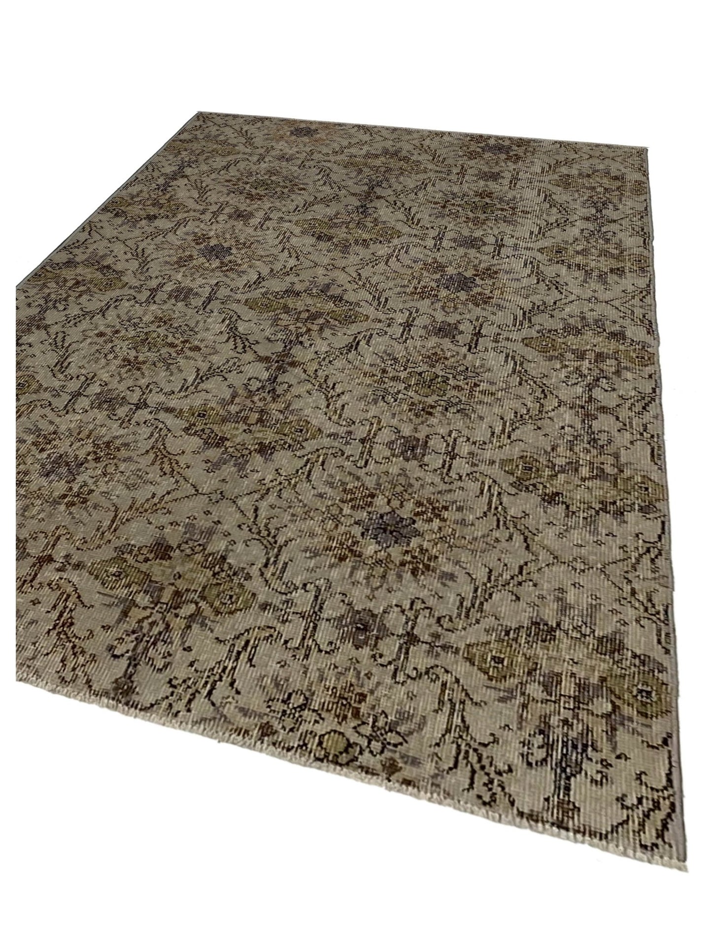 Artisan Angelina Sage Vintage Knotted Rug - Rugs - Artisan - Atlanta Designer Rugs