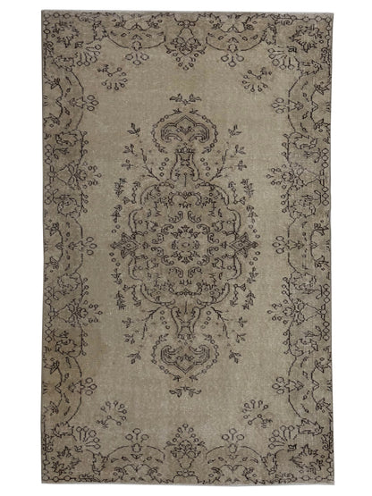 Artisan Angelina  Beige  Vintage Knotted Rug