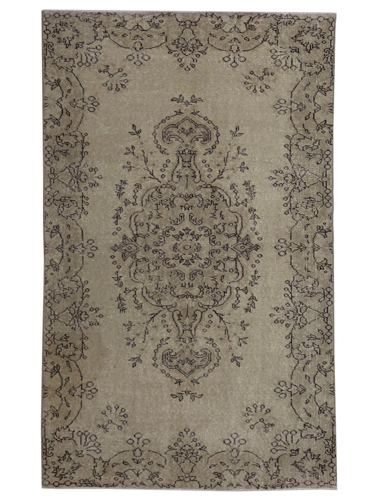 Artisan Angelina  Beige  Vintage Knotted Rug