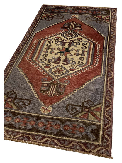 Artisan Angelina Coral Beige Vintage Knotted Rug - Rugs - Artisan - Atlanta Designer Rugs
