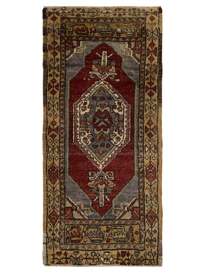 Artisan Angelina Rust Gold Vintage Knotted Rug - Rugs - Artisan - Atlanta Designer Rugs