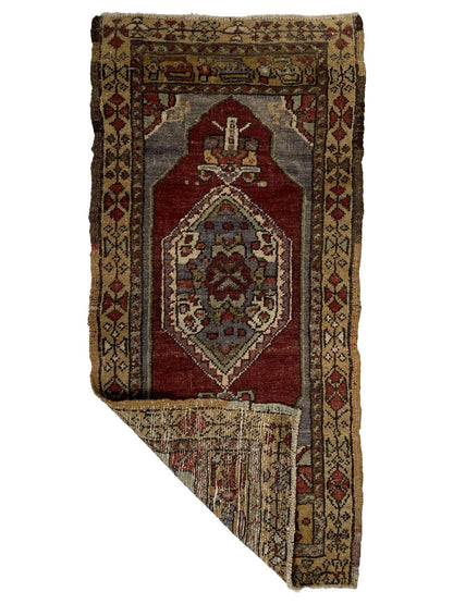 Artisan Angelina Rust Gold Vintage Knotted Rug - Rugs - Artisan - Atlanta Designer Rugs
