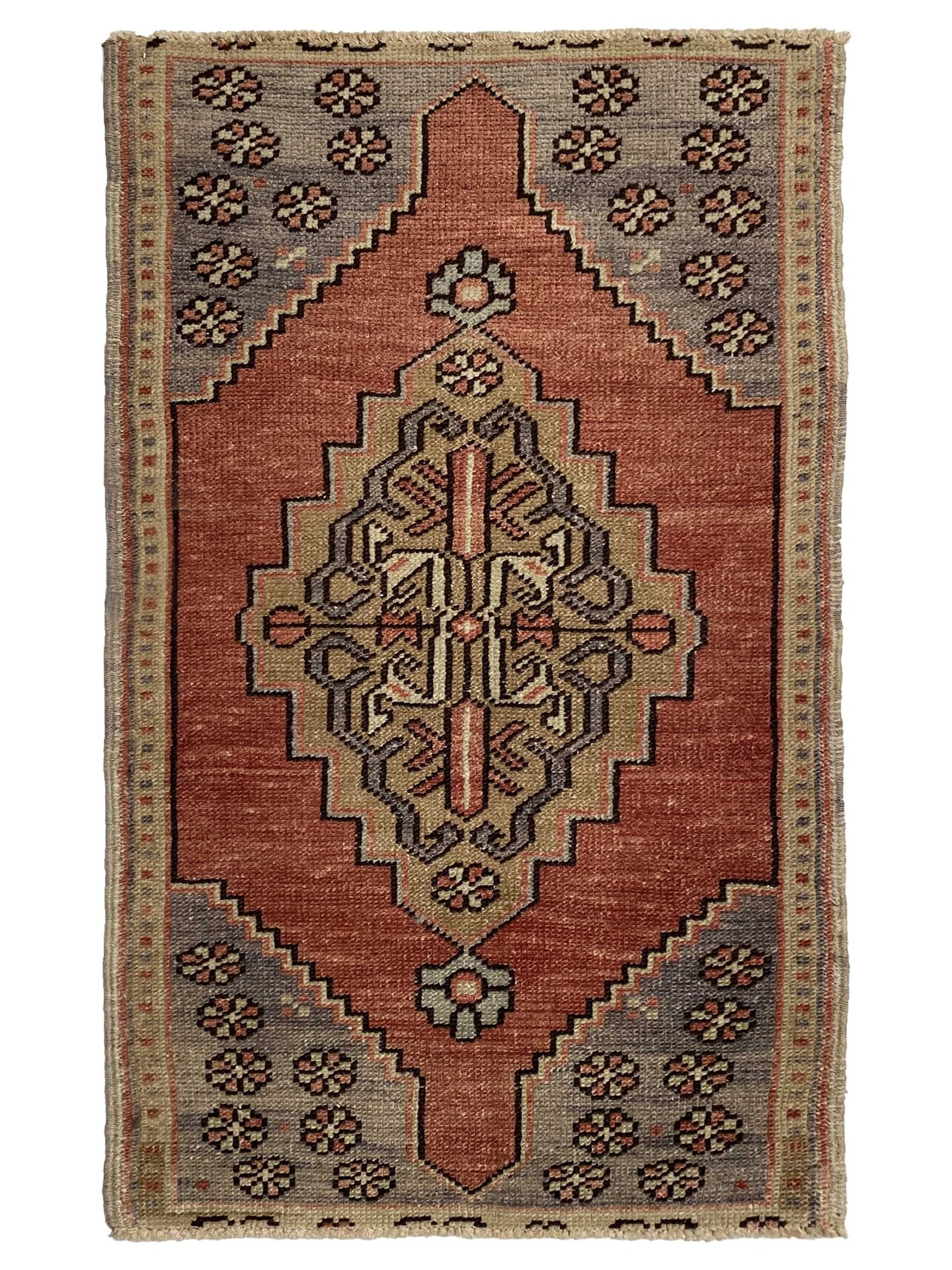 Artisan Angelina Rose Beige Vintage Knotted Rug - Rugs - Artisan - Atlanta Designer Rugs