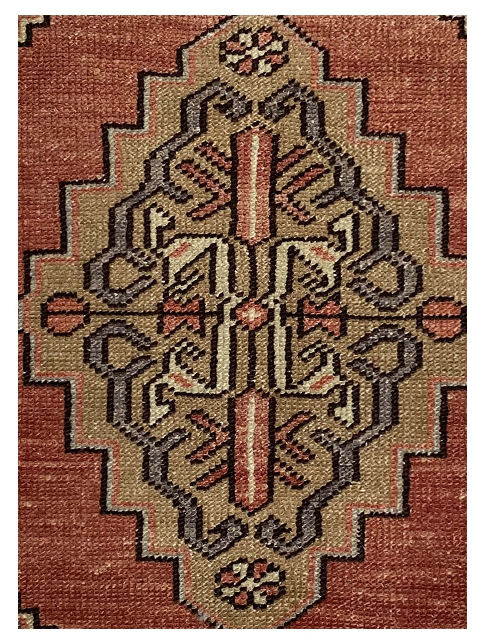 Artisan Angelina Rose Beige Vintage Knotted Rug - Rugs - Artisan - Atlanta Designer Rugs