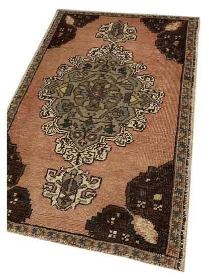 Artisan Angelina Dk.Rose Vintage Knotted Rug - Rugs - Artisan - Atlanta Designer Rugs