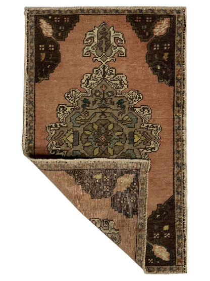 Artisan Angelina Dk.Rose Vintage Knotted Rug - Rugs - Artisan - Atlanta Designer Rugs