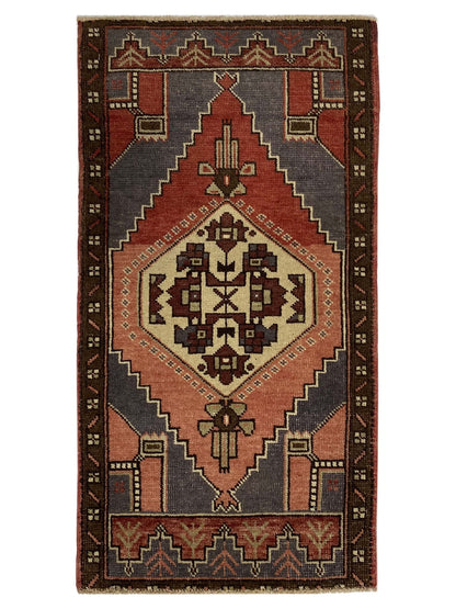 Artisan Angelina Rust Brown Vintage Knotted Rug - Rugs - Artisan - Atlanta Designer Rugs