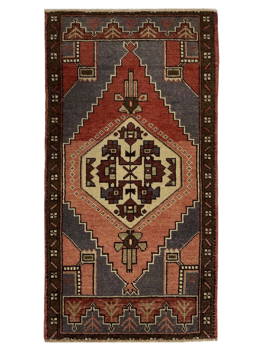 Artisan Angelina Rust Brown Vintage Knotted Rug - Rugs - Artisan - Atlanta Designer Rugs