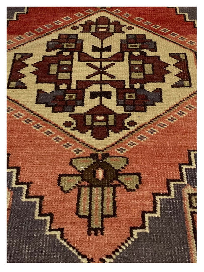 Artisan Angelina Rust Brown Vintage Knotted Rug - Rugs - Artisan - Atlanta Designer Rugs