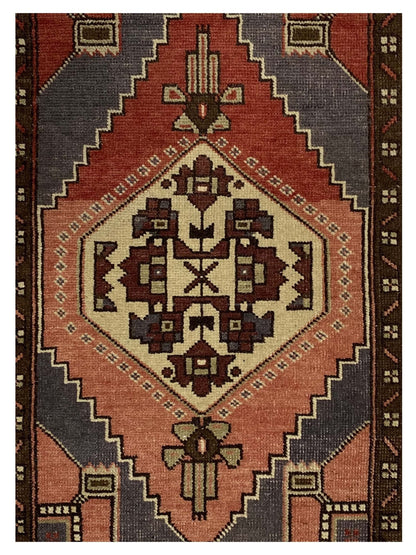 Artisan Angelina Rust Brown Vintage Knotted Rug - Rugs - Artisan - Atlanta Designer Rugs