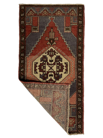 Artisan Angelina Rust Brown Vintage Knotted Rug - Rugs - Artisan - Atlanta Designer Rugs