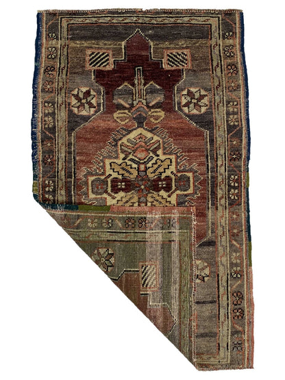 Artisan Angelina Rose Green Vintage Knotted Rug - Rugs - Artisan - Atlanta Designer Rugs